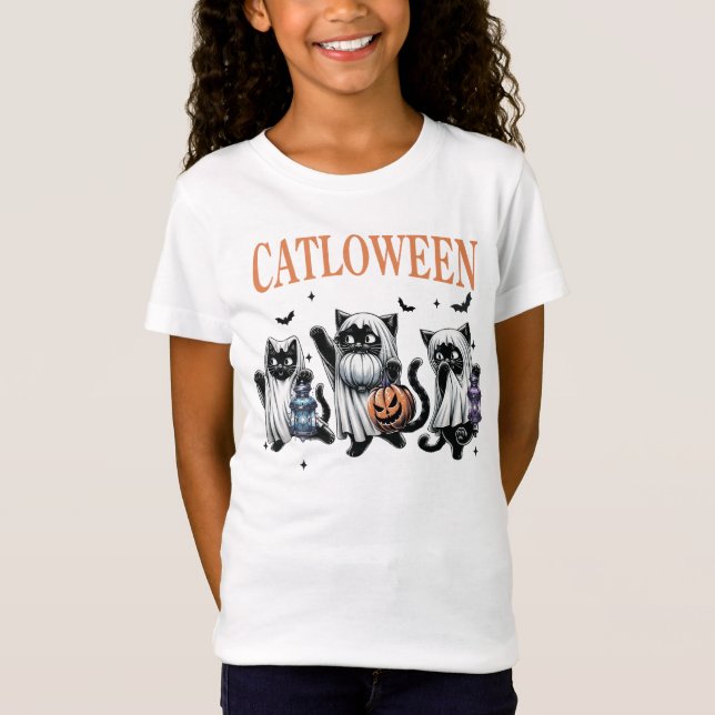 Catloween Halloween Shirt (Front)