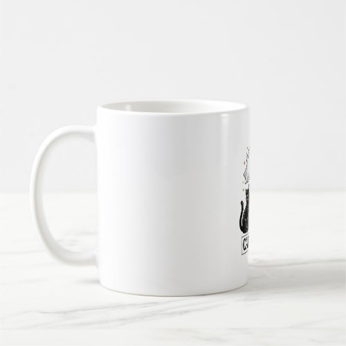 Catloween Vintage Ghost Cat Halloween Shirt Design Coffee Mug