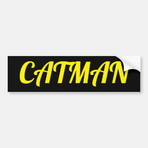CATMAN BUMPER STICKER