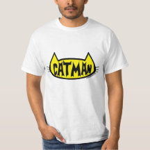 "CATMAN" Cat Head Mens Cat Lover