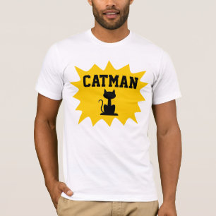 CATMAN Men's Cat T-Shirts