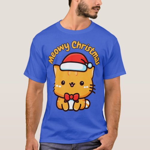 Catmas tabby ginger cat T_Shirt
