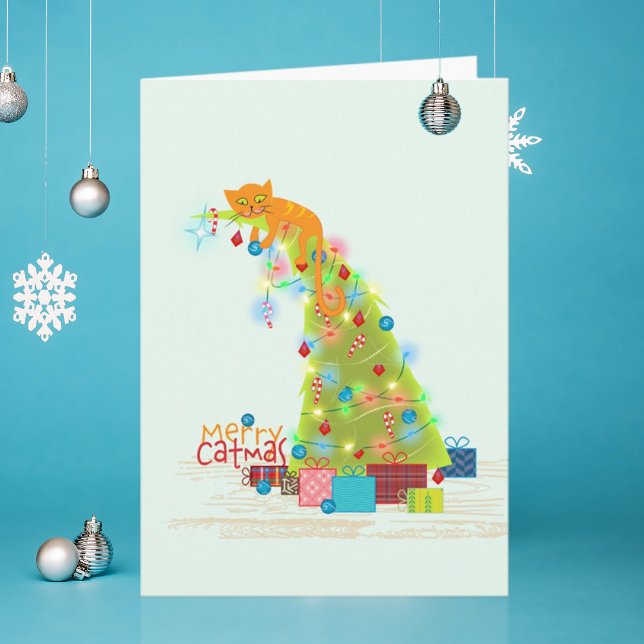 Catmas Tree Christmas Card (Creator Uploaded)