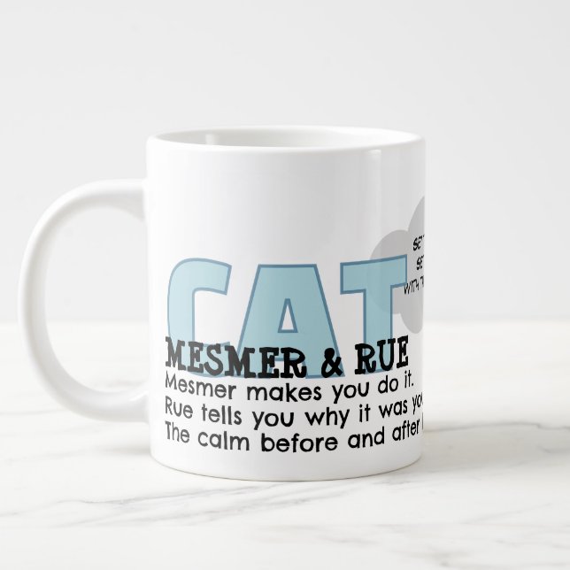 CatMesmer & CatRue | Calm & After Specialty Mug (Left)