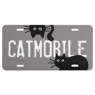 Cats License Plates | Zazzle