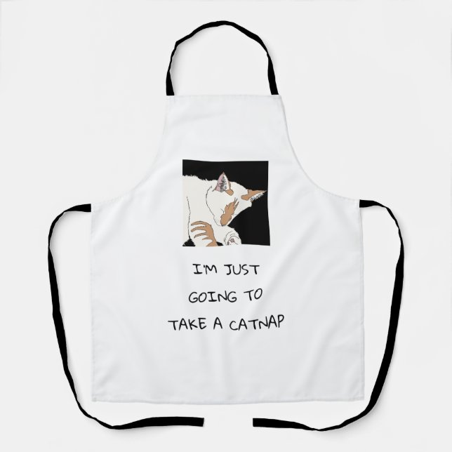 Catnap Chef Apron (Front)