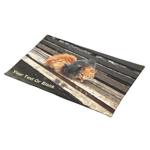 Catnap Cuties Cloth Placemat