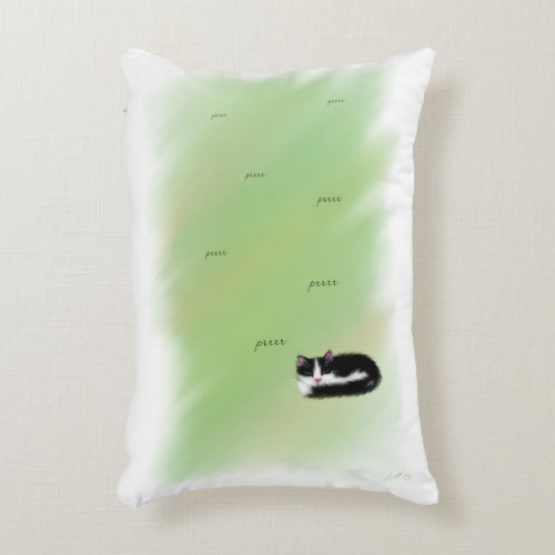 Catnap Kitten Accent Pillow