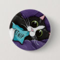 Catnip Addict - Cat Art Button