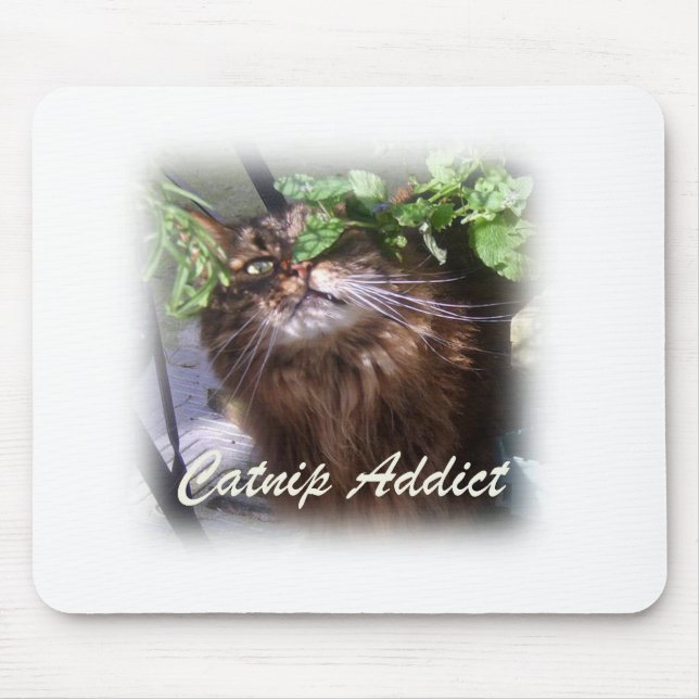 catnip addict mouse pad (Front)