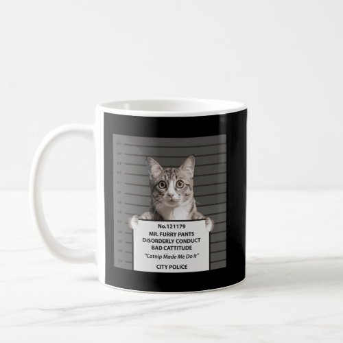 Catnip Cat Gift Bad Cattitude Funny Cat Lover Kitt Coffee Mug