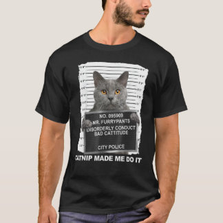 Catnip Made Me Do It 2 T-Shirt