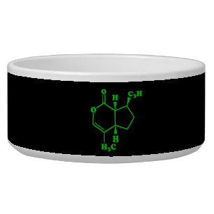 Catnip Nepetalactone Molecular Chemical Formula Bowl