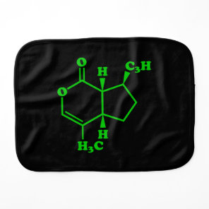 Catnip Nepetalactone Molecular Chemical Formula Burp Cloth