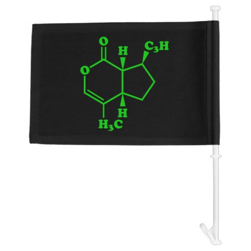 Catnip Nepetalactone Molecular Chemical Formula Car Flag