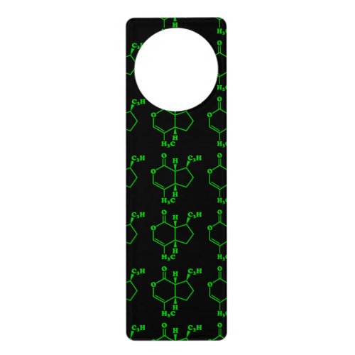 Catnip Nepetalactone Molecular Chemical Formula Door Hanger