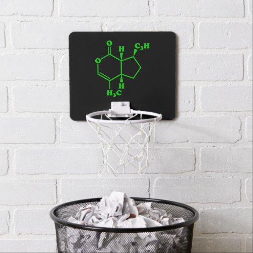 Catnip Nepetalactone Molecular Chemical Formula Mini Basketball Hoop