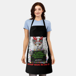 Catnip Ugly Christmas For Cat Mom Cat Dad Cat Love Apron
