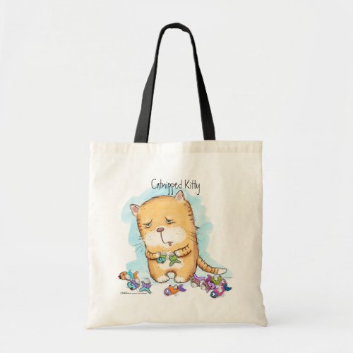 Catnipped Kitty Tote Bag