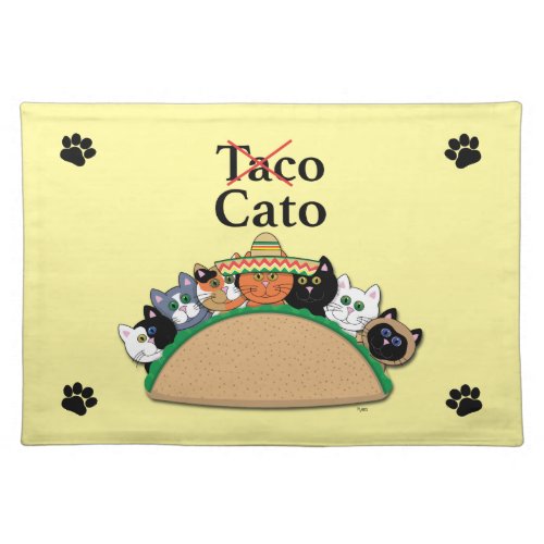 Cato 2 cloth placemat