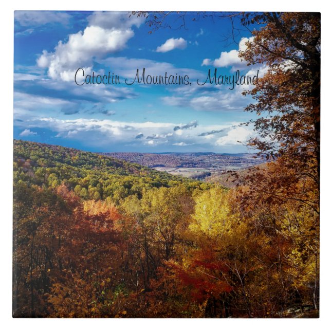 Catoctin Mountains, Maryland Ceramic Tile (Front)