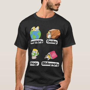 catology -- science according to cats t-shirt