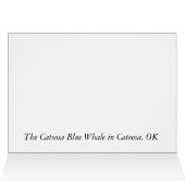Catoosa Blue Whale Cards (Inside Horizontal (Top))