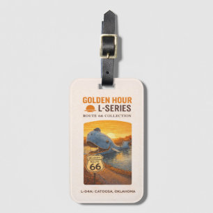 Catoosa Route 66 Golden Hour L-Series Luggage Tag