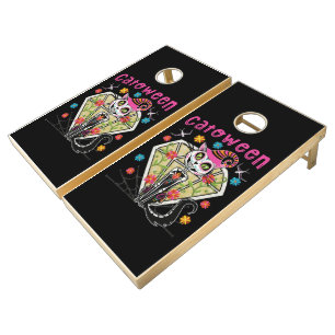 Catoween Halloween Cornhole Set