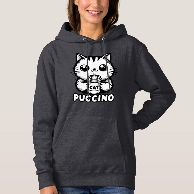 Catpuccino 1 hoodie (Front)