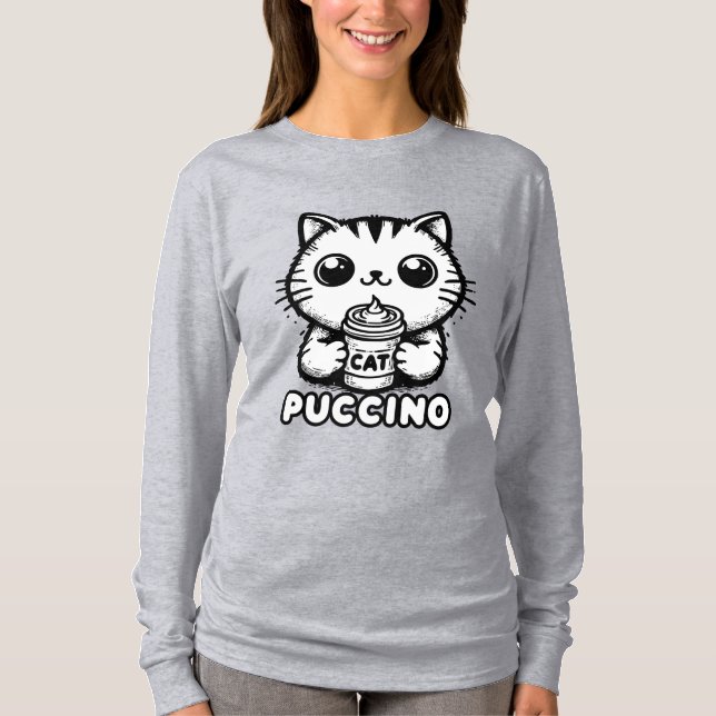 Catpuccino 1 T-Shirt (Front)