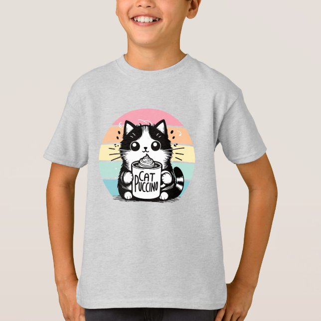 Catpuccino 3 T-Shirt (Front)