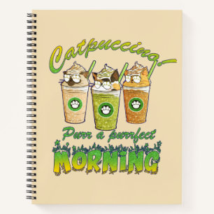 Catpuccino – Purr a Purrfect Morning Cute Cat Notebook