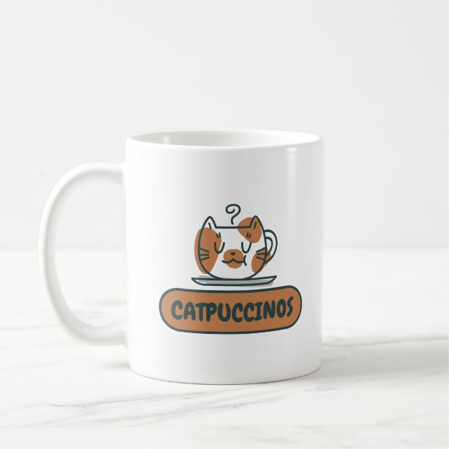 Catpuccinos Coffee Mug (Left)