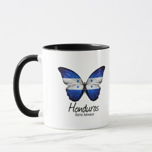 Catrachos Honduras Flag Honduran Flag Butterfly Mug