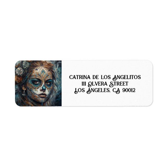 Catrina Azul, custom Label (Front)