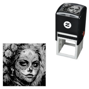 Catrina Azul Self-inking Stamp