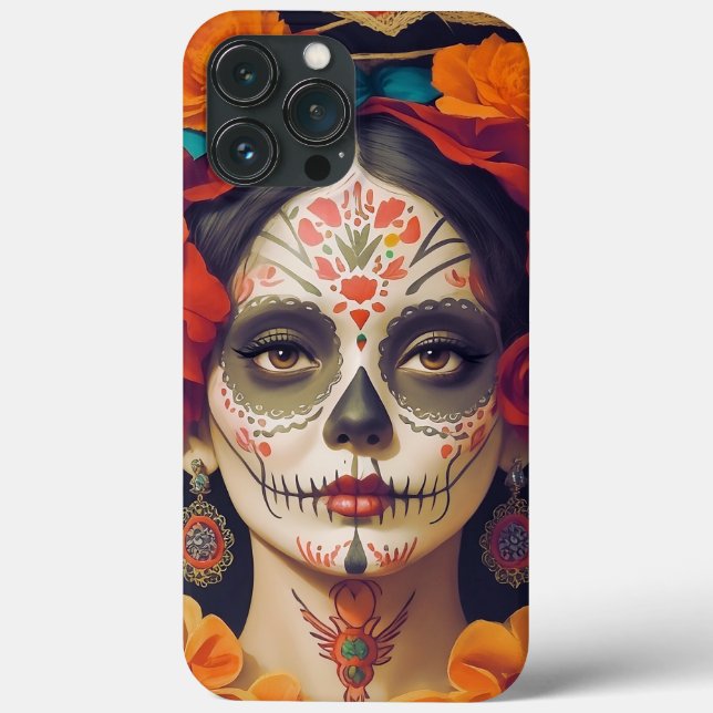 Catrina Day Of The Dead 1 Case-Mate iPhone Case (Back)