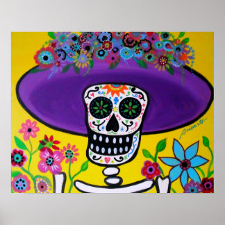 CATRINA DIA DE LOS MUERTOS PORTRAIT POSTER