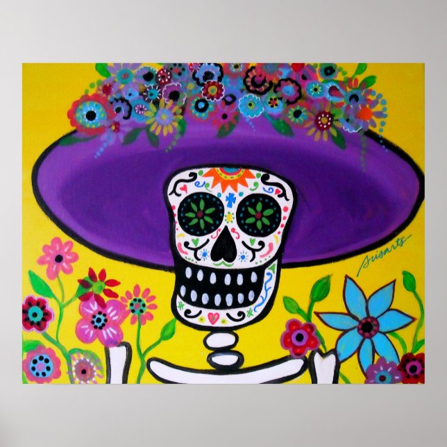 CATRINA DIA DE LOS MUERTOS PORTRAIT POSTER (Front)