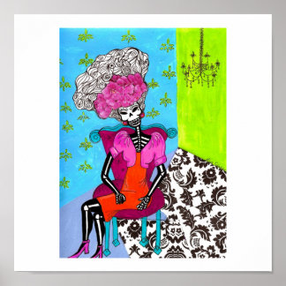 Catrina Pretty in Pink Poster