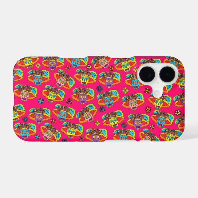 Catrina Sugar Skull Case-Mate iPhone Case (Back (Horizontal))