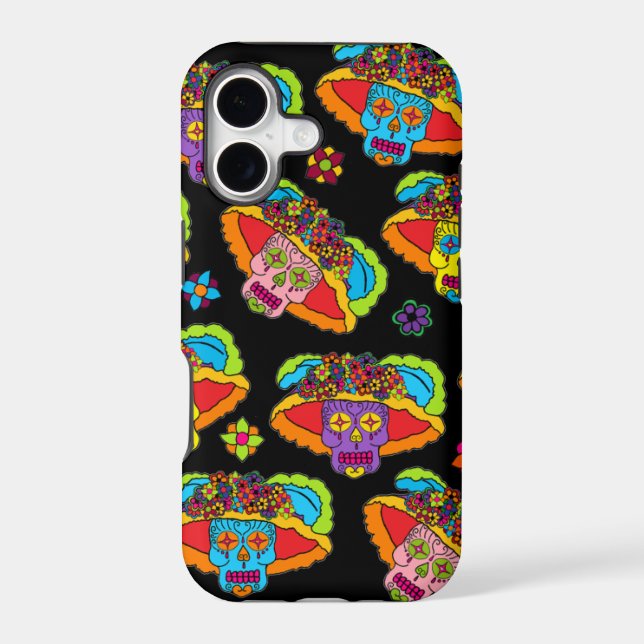 Catrina Sugar Skull Case-Mate iPhone Case (Back)