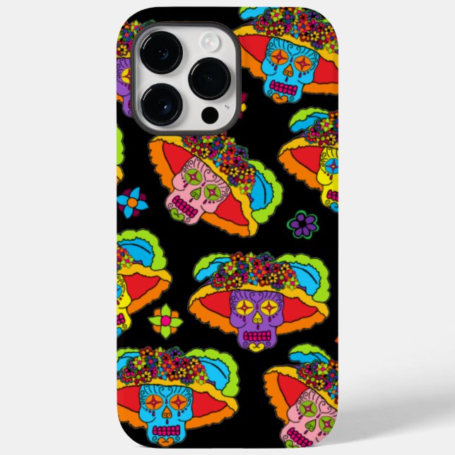 Catrina Sugar Skull Case-Mate iPhone Case (Back)
