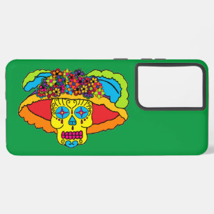 Catrina Sugar Skull Samsung Galaxy S21+ Case