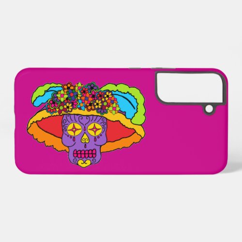 Catrina Sugar Skull Samsung Galaxy S22 Case