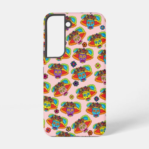 Catrina Sugar Skull Samsung Galaxy S22 Case