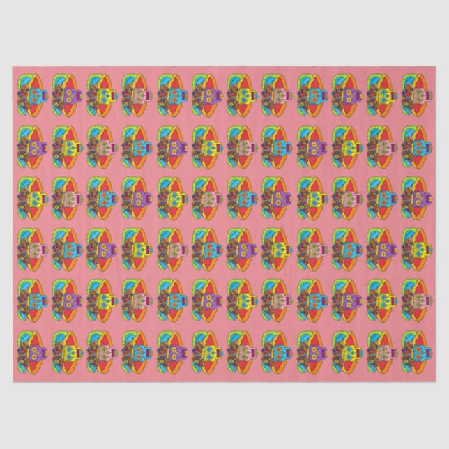 Catrina Sugar Skull Tissue Paper (Front)