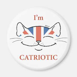 Catriotic Cat Magnet