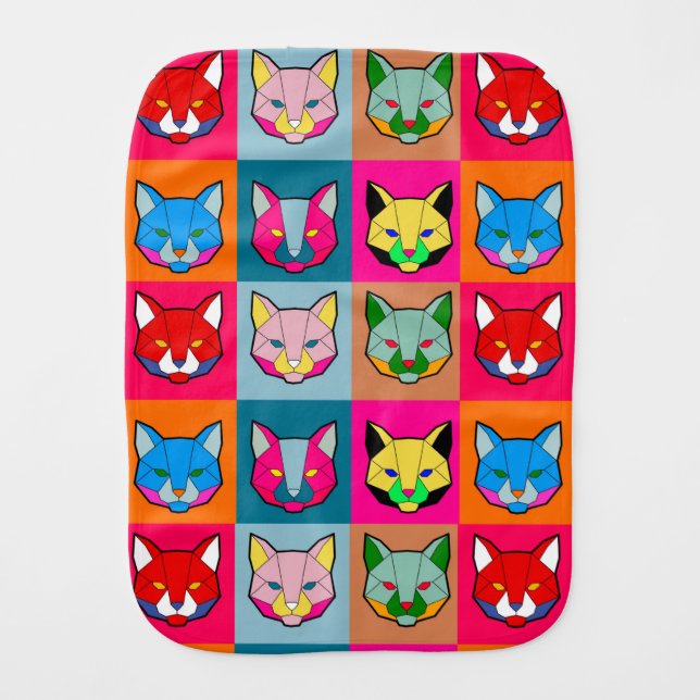 Catrix Baby Burp Cloth (Front)